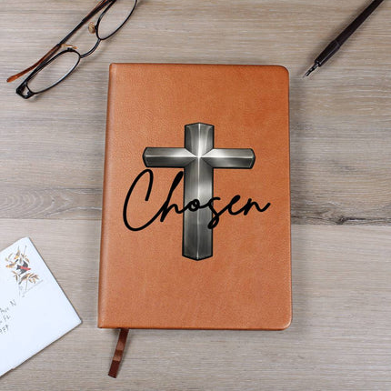 Christian Leather Journal | Chosen Cross Vegan Leather Journal for Men