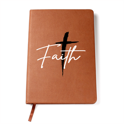 Faith Cross Black Christian Journal | Graphic Prayer Notebook