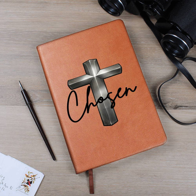 Christian Leather Journal | Chosen Cross Vegan Leather Journal for Men