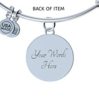 Luxury Bangle (Silver) / Yes