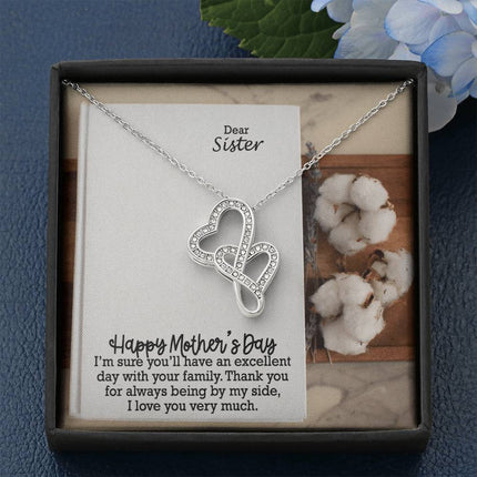 Heart to heart | Christian Heart-to-Heart Pendant Necklace | Mother's Day Gift for Mom | Faith Gift