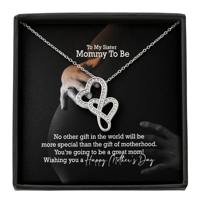 Christian Heart-to-Heart Pendant Necklace | Mother's Day Gift for Mom | Faith Gift