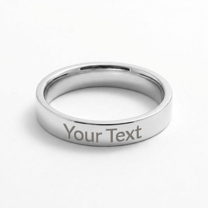 Empowered Cross Engravable Mother's Ring – Christian Gift for Mom
