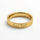 Size 10 / 18K Yellow Gold Finish