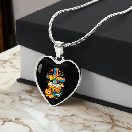Noah's Ark Heart Necklace – Christian Gift for Kids