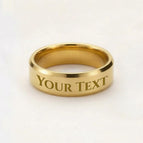 Size 10 / 18k Yellow Gold Finish