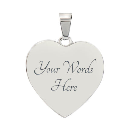 Holy Bible & Chalice Heart Necklace – Christian Gift for Kids