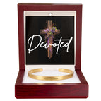 18k Yellow Gold Finish / Luxury Box / Outside