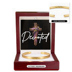 18k Yellow Gold Finish / Luxury Box / Both Sides