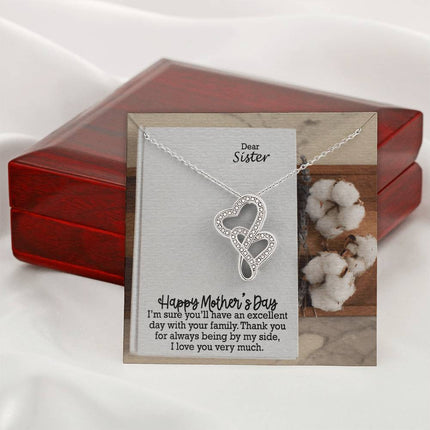 Heart to heart | Christian Heart-to-Heart Pendant Necklace | Mother's Day Gift for Mom | Faith Gift