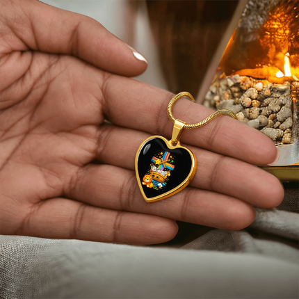 Noah's Ark Heart Necklace – Christian Gift for Kids