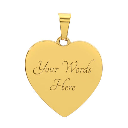 Teddy Bear & Duckling Heart Necklace – Christian Gift for Kids