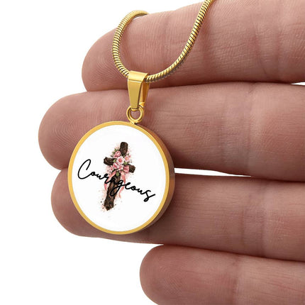 Courageous | Bold Christian Keychain | Gift for Her