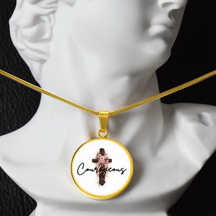 Courageous | Bold Christian Keychain | Gift for Her