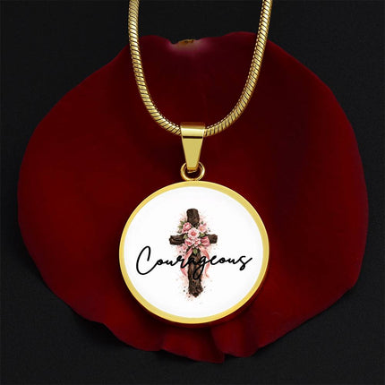 Courageous | Bold Christian Keychain | Gift for Her