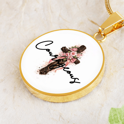 Courageous | Bold Christian Keychain | Gift for Her