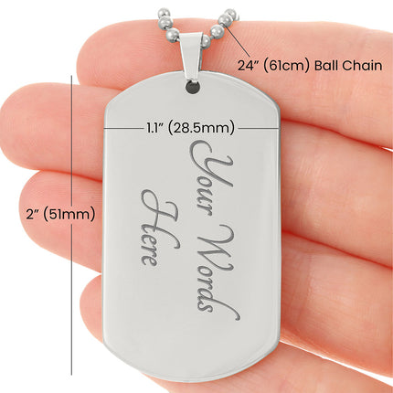 Rainbow Cross Jesus And Lamb | Christian Dog Tag Necklace | Gift for Kids