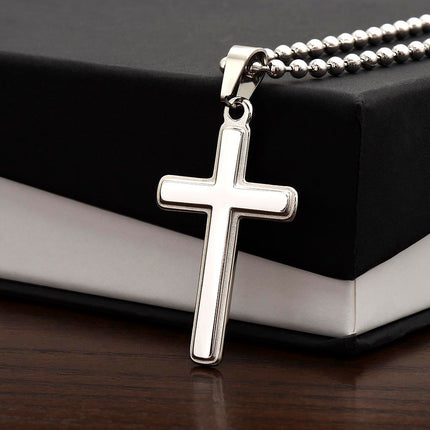 Proverbs 3:5-6 Cross Necklace | Trust in the Lord Gift