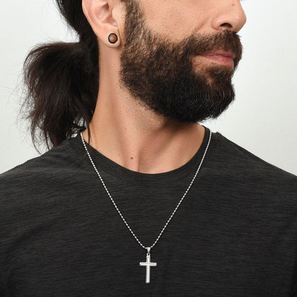 Proverbs 3:5-6 Cross Necklace | Trust in the Lord Gift