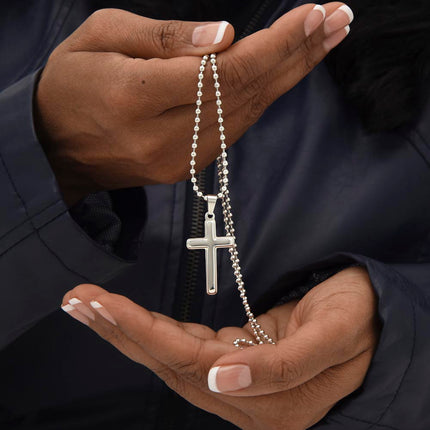 Proverbs 3:5-6 Cross Necklace | Trust in the Lord Gift