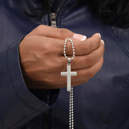 Proverbs 3:5-6 Cross Necklace | Trust in the Lord Gift