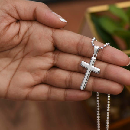 Proverbs 3:5-6 Cross Necklace | Trust in the Lord Gift