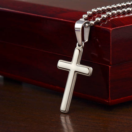 Proverbs 3:5-6 Cross Necklace | Trust in the Lord Gift