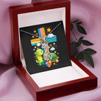 14K White Gold Finish / Luxury Box