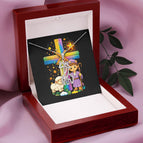 14K White Gold Finish / Luxury Box