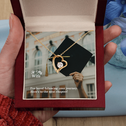 Wife Graduation Forever Love Necklace | Next Chapter Gift