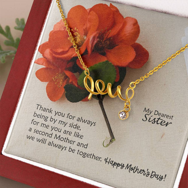 Spelled out simply: love | Christian Scripted Love Necklace | Mother's Day Gift for Mom | Faith Gift