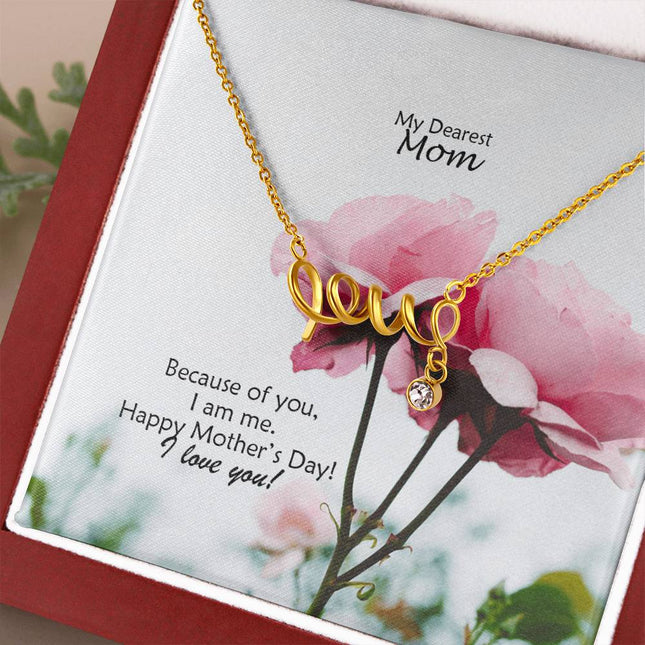 Love, in script | Christian Scripted Love Necklace | Mother's Day Gift for Mom | Faith Gift