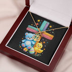 18k Yellow Gold Finish / Luxury Box