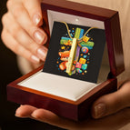 18k Yellow Gold Finish / Luxury Box
