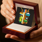 18k Yellow Gold Finish / Luxury Box