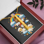 18k Yellow Gold Finish / Luxury Box