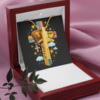18k Yellow Gold Finish / Luxury Box