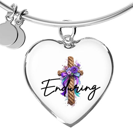 Empowered Heart Pendant Necklace – Christian Gift for Women
