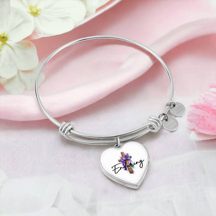 Empowered Heart Pendant Necklace – Christian Gift for Women