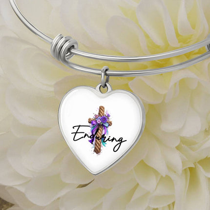 Empowered Heart Pendant Necklace – Christian Gift for Women