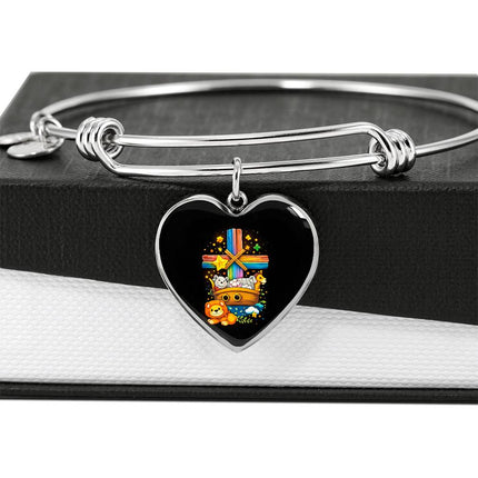Noah's Ark Heart Bangle – Christian Gift for Kids