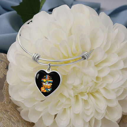 Noah's Ark Heart Bangle – Christian Gift for Kids