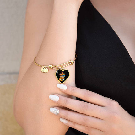 Noah's Ark Heart Bangle – Christian Gift for Kids