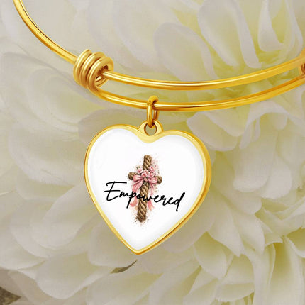 Empowered Heart Pendant Necklace – Christian Gift for Women