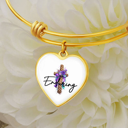 Empowered Heart Pendant Necklace – Christian Gift for Women
