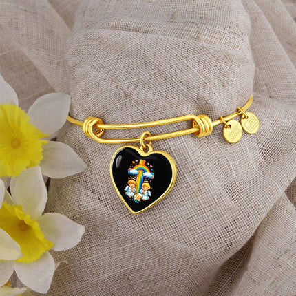 Angels & Lamb Heart Bangle (Gift Edition) – Christian Gift for Kids