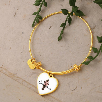 Empowered Heart Pendant Necklace – Christian Gift for Women