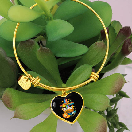 Noah's Ark Heart Bangle – Christian Gift for Kids