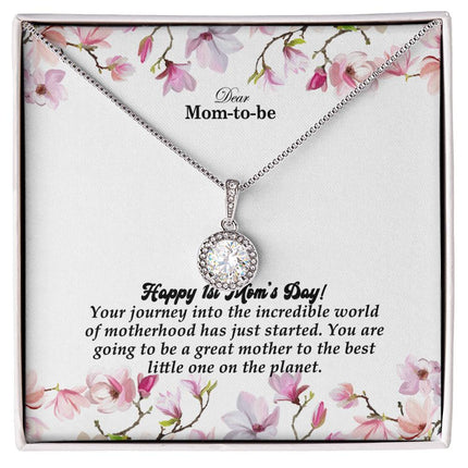 Your Journey into Motherhood Has Just Started | Christian Eternal Hope Necklace | Mother's Day Gift for Mom | Faith Gift