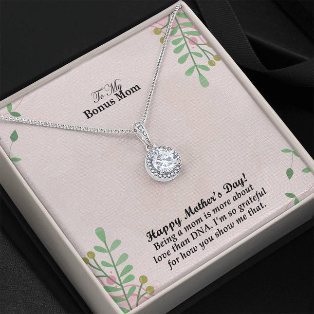 Being a Mom Is More Than DNA Bonus | Christian Eternal Hope Necklace | Mother's Day Gift for Bonus Mom | Faith Gift